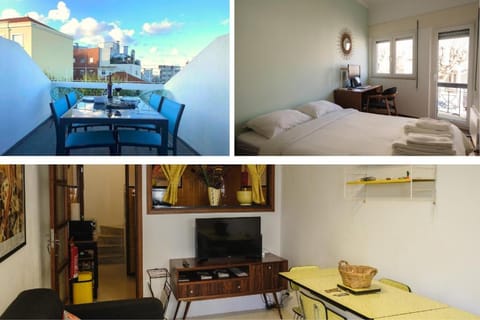 Bed, TV and multimedia, Kitchen or kitchenette, Living room, Seating area, Dining area, Bedroom