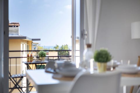 View (from property/room), Living room, Dining area, Sea view