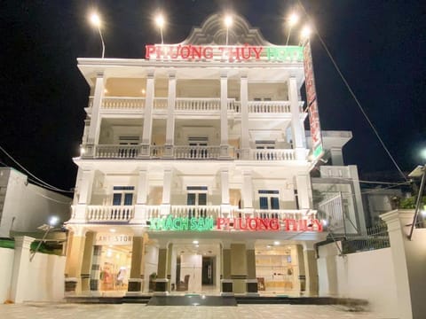 Property building, Night, City view