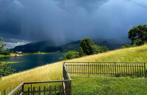 Property building, Nearby landmark, Natural landscape, Lake view, Mountain view