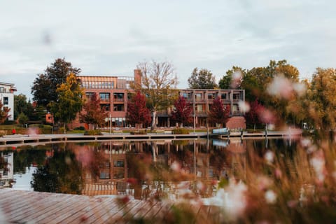 Property building, Natural landscape, Lake view