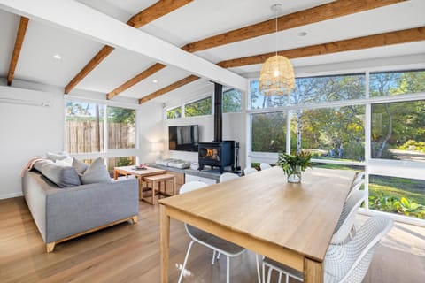 Living room, Dining area, flat iron