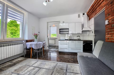 Kitchen or kitchenette, Living room, Dining area