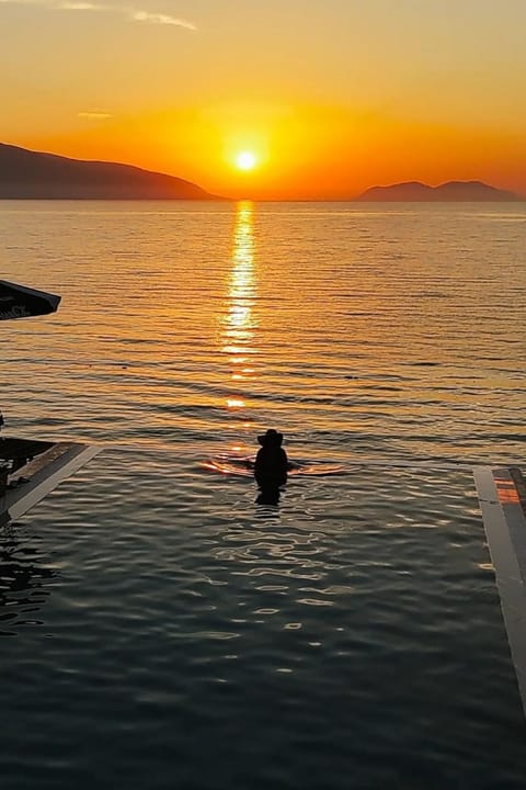 Sea view, Swimming pool, Sunset