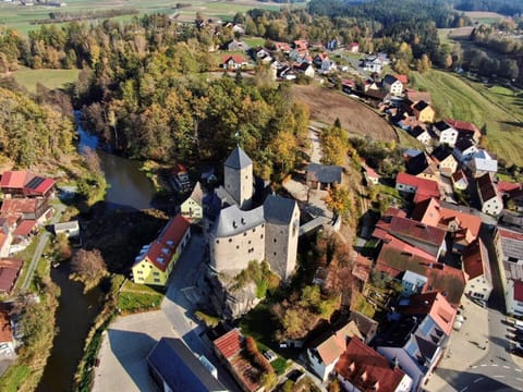 Nearby landmark, Bird's eye view