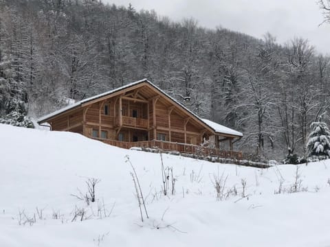 Property building, Natural landscape, Winter, Mountain view