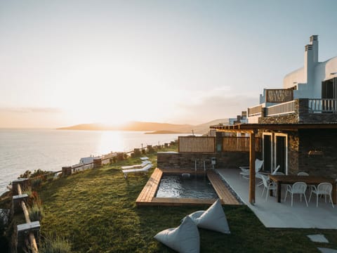 Landmark view, Pool view, Swimming pool, Sunset