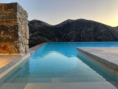 Swimming pool, Sunset