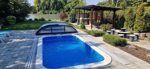 Spring, Garden, Garden view, Pool view, Swimming pool, sunbed