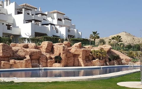 Property building, Pool view, Swimming pool