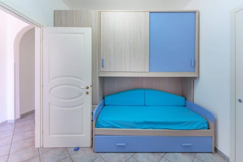 bunk bed, wardrobe