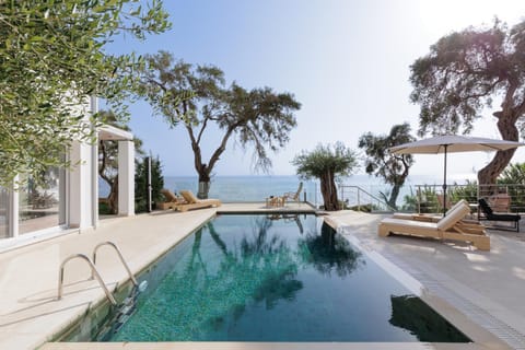 Patio, Day, Natural landscape, Pool view, Swimming pool