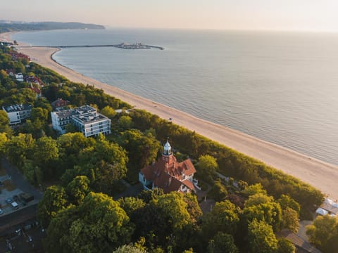 Nearby landmark, Day, Natural landscape, Bird's eye view, Beach, City view, Sea view