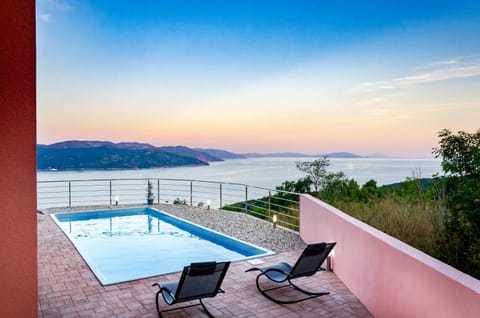 Swimming pool, Sunset