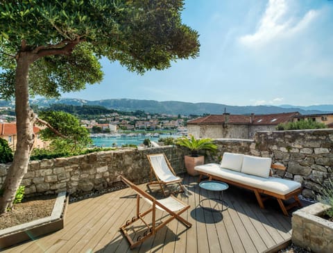 City view, Sea view, sunbed