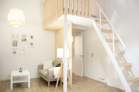 Living room, Seating area, Bedroom