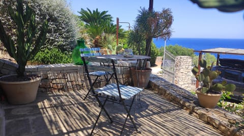 Patio, Natural landscape, Balcony/Terrace, Garden view, Sea view