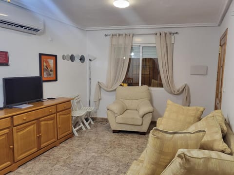 Living room, air conditioner