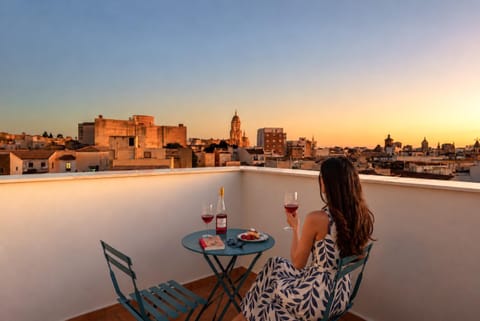 Balcony/Terrace, City view, Sunset