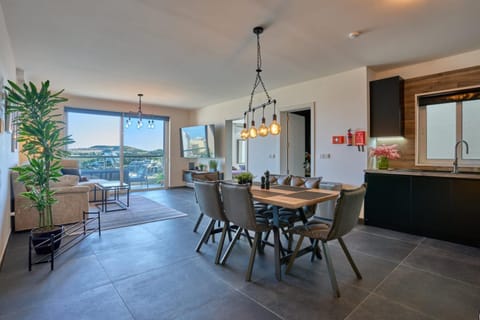 View (from property/room), Living room, Dining area