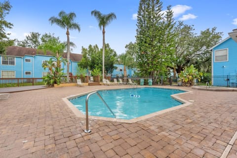 Pool view, Swimming pool, sunbed
