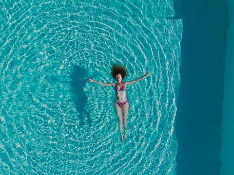 People, Natural landscape, Pool view, Swimming pool