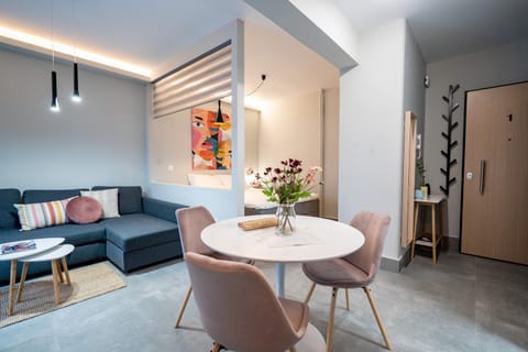 Living room, Seating area, Dining area