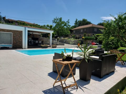 Property building, Patio, Swimming pool