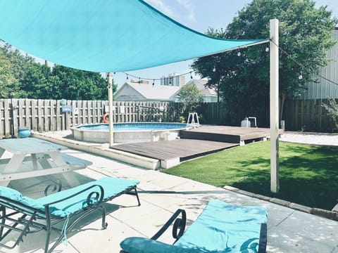 Patio, Natural landscape, Garden view, Pool view, Swimming pool