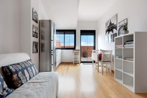 Property building, Living room, Bedroom