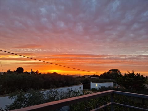 Natural landscape, Balcony/Terrace, Sunset