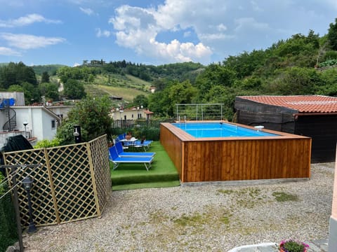Property building, Living room, Swimming pool