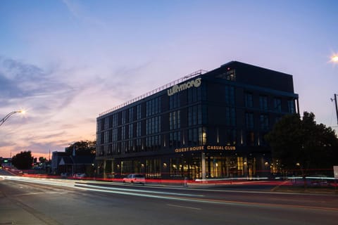 Property building, Night, Neighbourhood, Street view