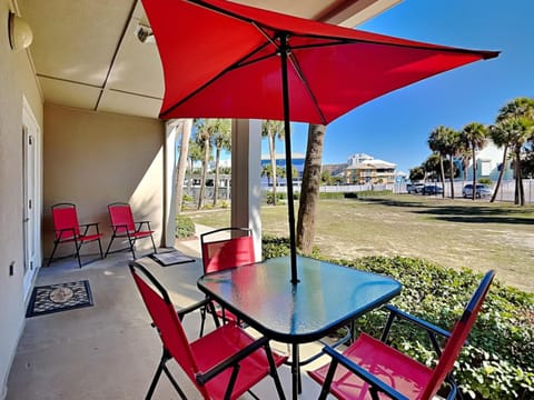Patio, Seating area, Sea view