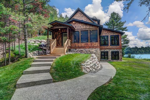 Waterfront Star Lake Cabin, Boat Dock On-Site Cabin in Wisconsin
