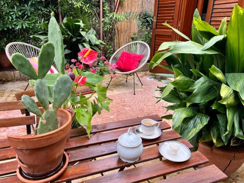 Patio, Spring, Garden, Garden view