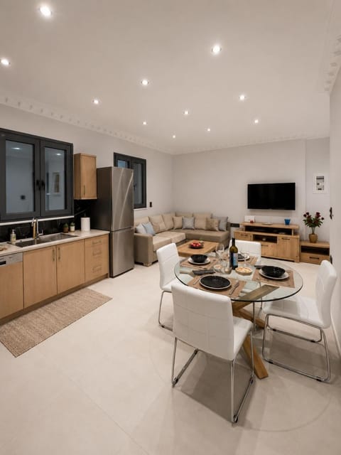 Property building, Living room, Seating area, kitchen