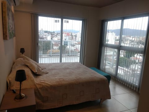 Bedroom, City view