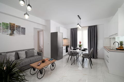 Living room, Seating area, Dining area