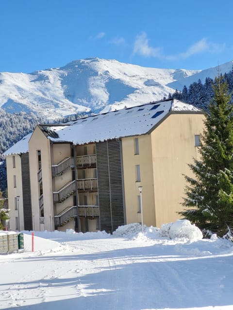 Property building, Winter, Mountain view