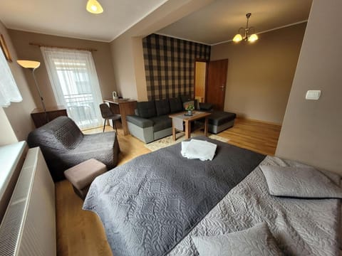 Bed, Living room, Photo of the whole room, Seating area, Bedroom