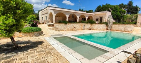 Property building, Patio, Day, Garden, Garden view, Pool view, Swimming pool