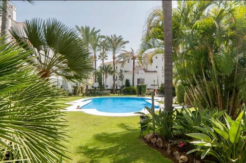 Natural landscape, Garden, Pool view, Swimming pool