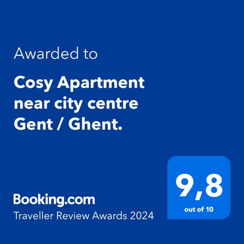 Cozy two bedroom Apartment near city centre Gent Apartment in Ghent