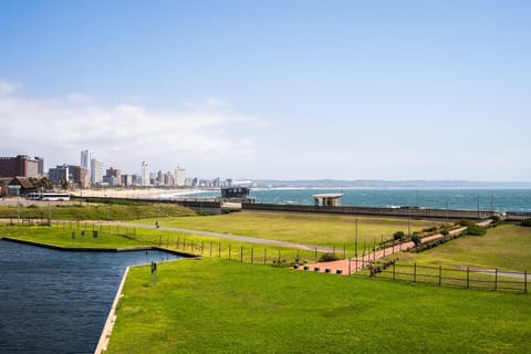 Beach, City view, Sea view