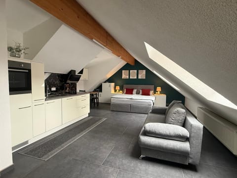 Kitchen or kitchenette, Living room, Photo of the whole room