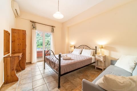 Property building, Living room, Bedroom