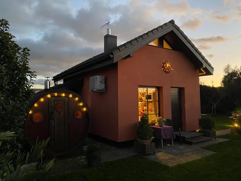 Property building, Garden, Sauna, Garden view