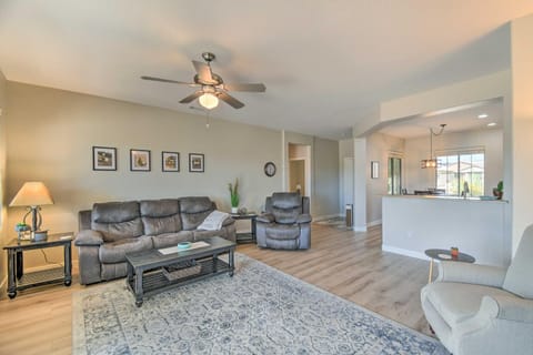 Pool and Golf On-Site! 45 and Surprise Retreat with Patio House in Sun City Grand