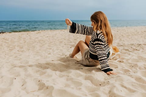 Natural landscape, Beach, Sea view